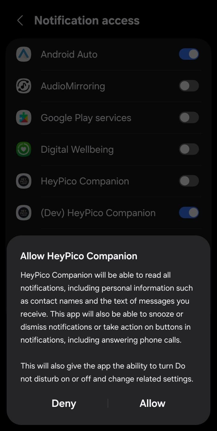 Notification Access